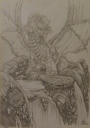 Mike Ratera - Dragon - Original Illustration