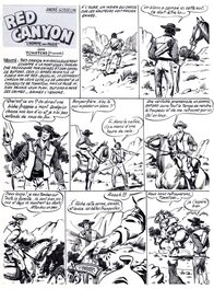 André Gosselin - Red Canyon  - Tohatchi, 2ème épisode - Planche originale