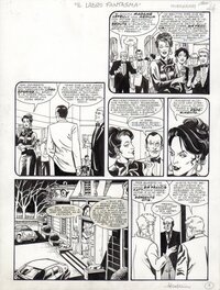 Giuseppe Montanari - Il ladro fantasma - Zia Agatha, publication dans Il Giornalino, éditions San Paolo, années 1990 - Planche originale