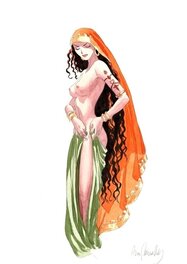 Ana Mirallès - Djinn - Jade - Original Illustration