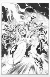 Alan Davis - Avengers cover # 11 - Couverture originale