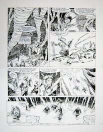 Olivier Vatine - Aquablue 4 - Corail noir - Planche originale