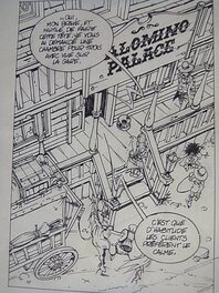 Le Palomino Palace est plusieures fois dessiné en grand dans l'album Le Palomino Palace est plusieures fois dessiné en grand dans l'album