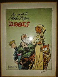 Laurent Verron - Verron - Odilon Verjus - projet couverture Adolf - Original art