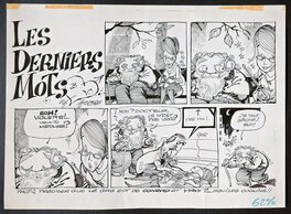 Bernard Hislaire - Bidouille et Violette - Les derniers mots - Planche originale