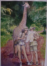 Milo Manara - Kenya - Original Illustration