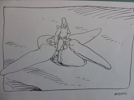 Moebius - Arzach - Illustration originale