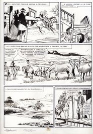 Giuseppe Montanari - L'ombra inafferabile - Il Piccolo Ranger 233 (Bonelli) - Planche originale