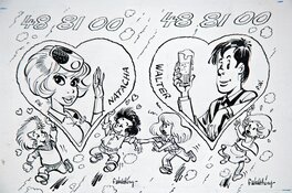 Détail - Natacha et Walter. Détail - Natacha et Walter.