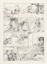 Saverio Tenuta - "la légende des nuées écarlates" T1 pencil 13 - Comic Strip