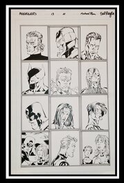 Planche Originale THE AVENGERS par Michael RYAN