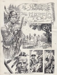 Enrique Alcatena - El Hombre del Garfio, pag. 1. - Planche originale