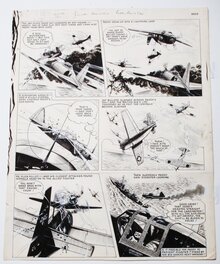 Joe Colquhoun - Épisode "The double eagles" !!  - Lion 2 novembre 1963 - - Planche originale