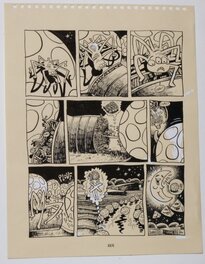 Planche originale - Mune COMIX - au clair de la lune mon ami menu se promène ...