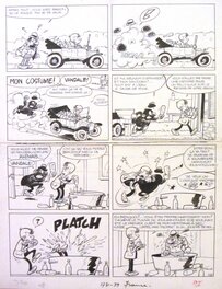 Francis - Francis - Marc Lebut et son voisin - Ford T - planche - Comic Strip