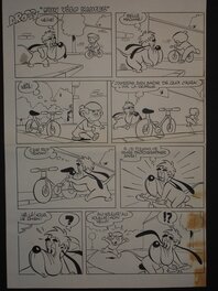 Gen-Clo - Droopy - D'un vélo l'autre- planche 1