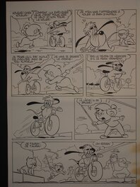 Gen-Clo - Droopy - D'un vélo l'autre- planche 2