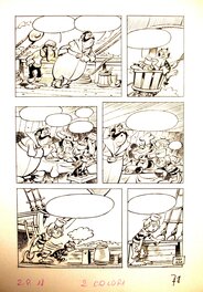 Eddy Ryssack - Planche Colin Colas - Comic Strip