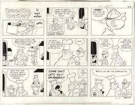Mort Walker - Bettle Bailey. Sunday 1971 - Comic Strip