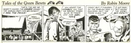 Joe Kubert - Tales of the Green Berets strip . Semaine 7 Jour 4 . 1965 . - Planche originale