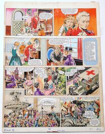 Gerald Haylock - Marie Curie Rayonne pour la France ...Bande anglaise pleine de bons sentiments !! - Comic Strip