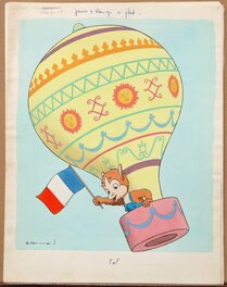 José Cabrero Arnal - Dans les airs - Roudoudou N° 160 - Avril 1962 - histoire complète - Comic Strip