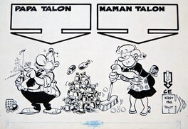 Présentation de papa Talon et de maman Talon (les parents d'Achille). Présentation de papa Talon et de maman Talon (les parents d'Achille).