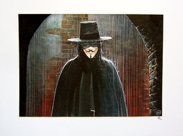 Fabrice Le Hénanff - V pour vendetta version finale - Planche originale