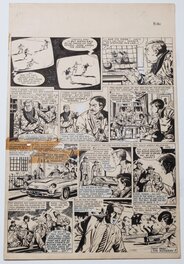 Josep Marti - Roy of rovers - page 2 - Dédé la sardine n'est pas content !! - Planche originale