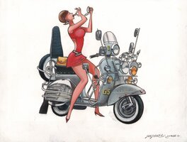 Pinup Vespa GS 150 Quadrophenia