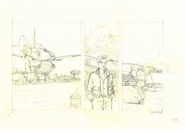 André Juillard - Mezek - Strip 16A crayonné - Original art