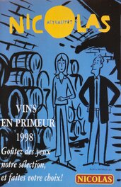 Couverture du (rare) fascicule "actualités des vins Nicolas !