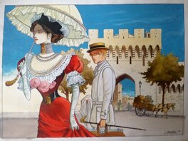 Laurent Vicomte - Sasmira - Ex libris - Illustration originale