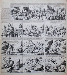 André Oulié - Kid Zorro - Planche originale