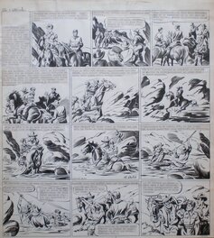 André Oulié - Kid Zorro - Planche originale