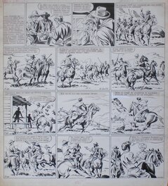 André Oulié - Kid Zorro - Planche originale