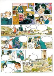 Daniel Redondo - La MARQUE DE LA SORCIÈRE-  TOME.4 L'ANGE DÉCHU. PAGE 61. 1990 - Planche originale