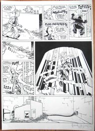 Frank Le Gall - Spirou et Fantasio: Les Marais du Temps Pg.15 - Planche originale