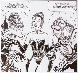Case 2 zoom : Laureline, Rackalust et Crocbattler Case 2 zoom : Laureline, Rackalust et Crocbattler