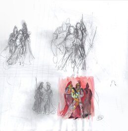 Croquis préparatoires Croquis préparatoires