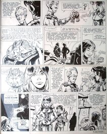 Jean-Claude Mézières - Valérian et Laureline agents spatio-temporels - L'Ambassadeur des Ombres - Planche originale