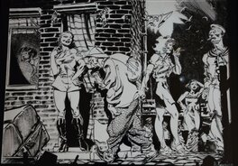Al Severin - Prostituées? - Original Illustration