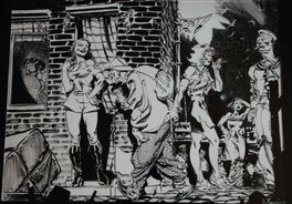 Al Severin - Prostituées? - Illustration originale