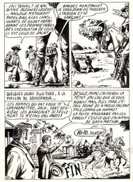 P Grammont - Gary Matson, Le fugitif - Tartine n°4, SFPI - Planche originale