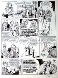 Eddy Paape - Luc Orient - Tome 6 - Le secret des 7 lumières - Planche originale