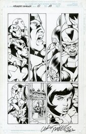 Carlos Pacheco - AVENGERS FOREVER #10 page 18, 1999 - Comic Strip