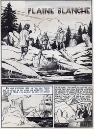 Leopoldo Ortiz Moya - Plaine blanche - Publication inconnue, archives Artima - Comic Strip
