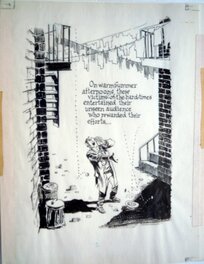 Will Eisner - A contract with god - the street singer page 2 - Planche originale