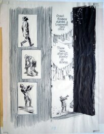 Will Eisner - A contract with god- the street singer page 28 (final page) - Planche originale