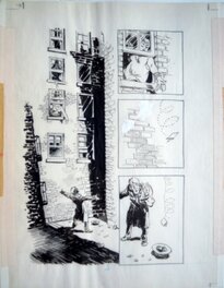 Will Eisner - A contract with god - the street singer page 4 - Planche originale